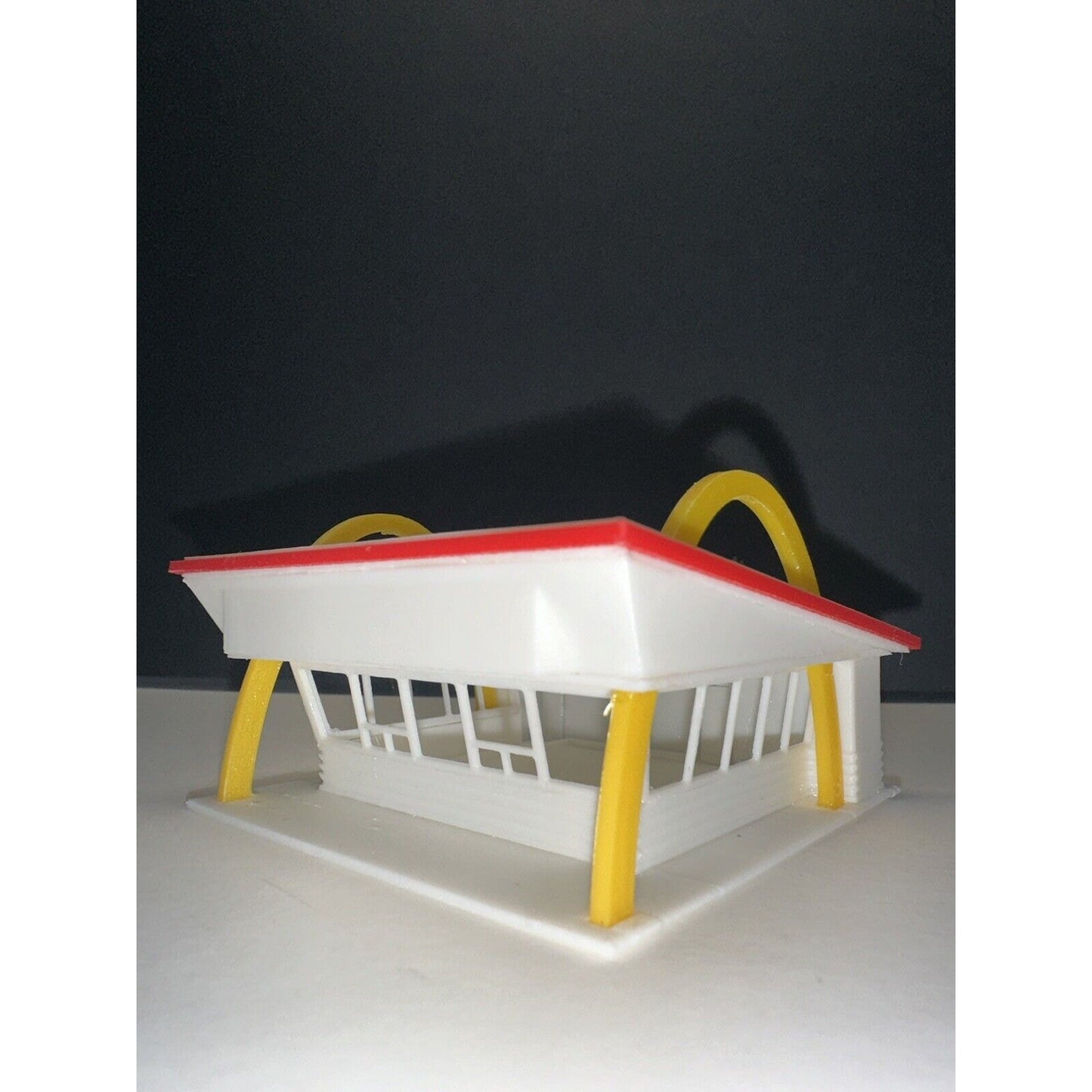 N - Scale Mcdonald's Fast Food Chain Restaurant Drive Thru 1:87 Building Colored