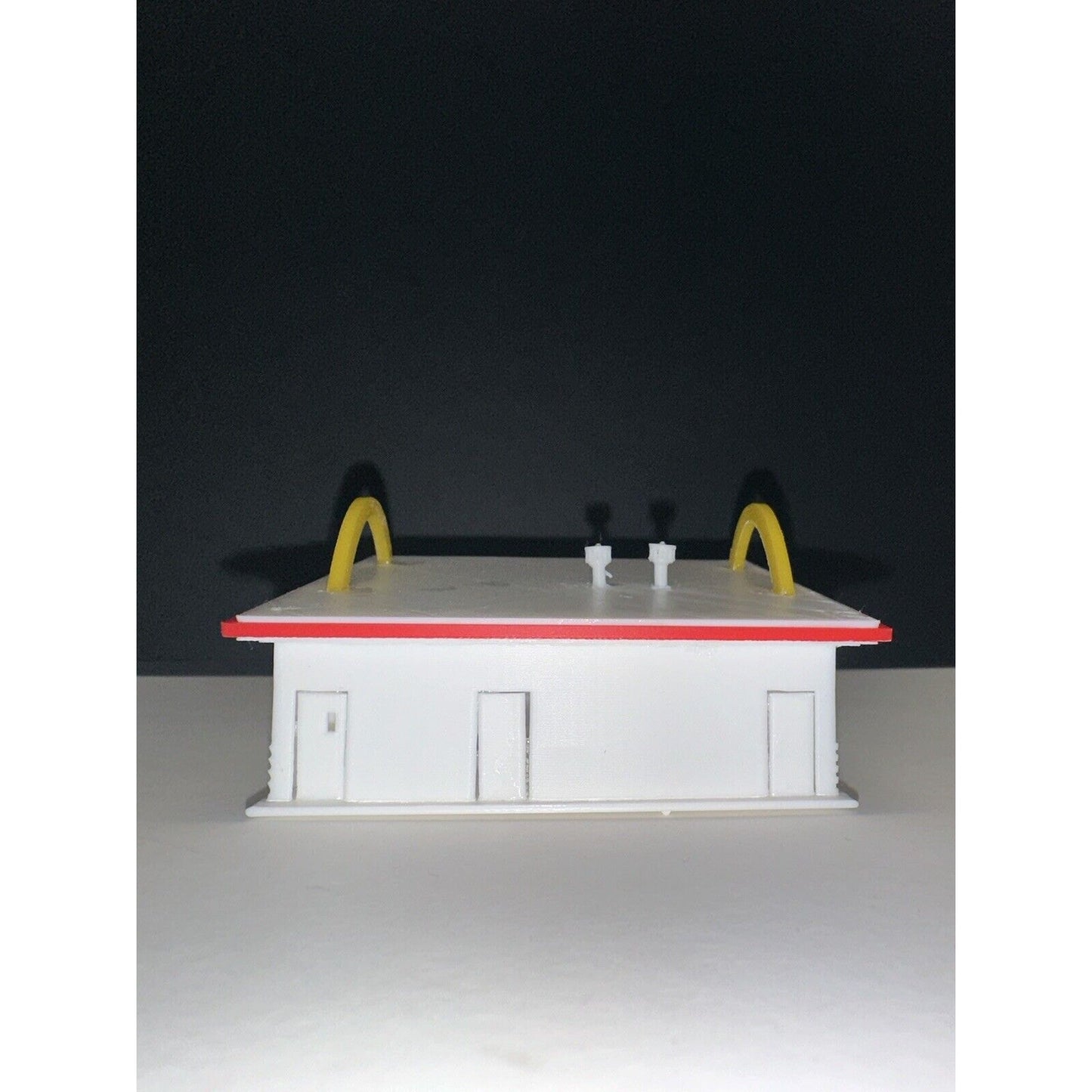 N - Scale Mcdonald's Fast Food Chain Restaurant Drive Thru 1:87 Building Colored