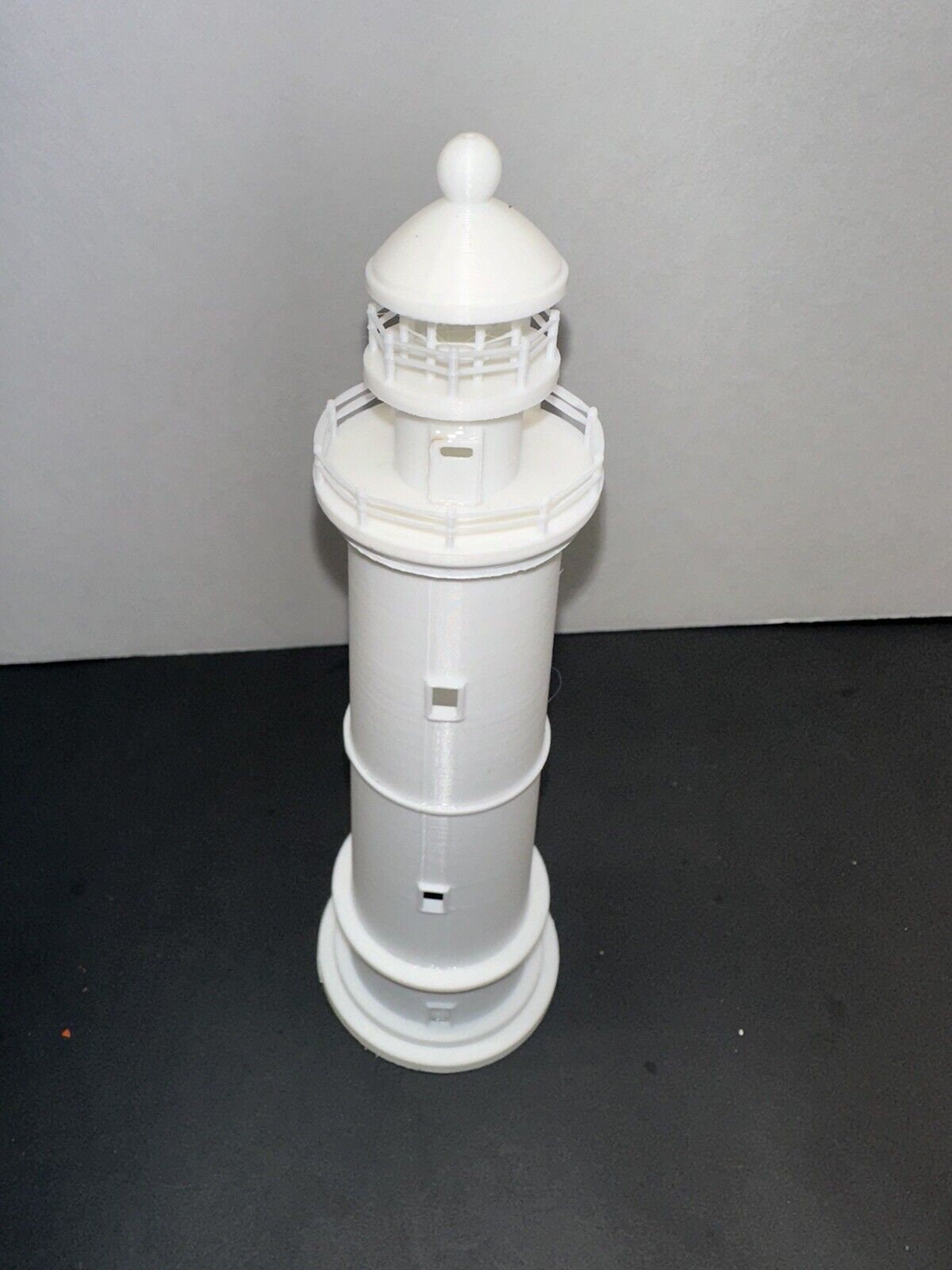 N - Scale Island Lighthouse 1:160 Scale Nautical Scenery Seaside Building for Model Railroad Layouts and Dioramas!