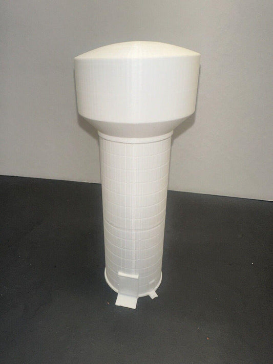 Z - Scale Composite Water Tower High Detail 1:220 City Utility Building White Brick Unpainted Municipal Facility