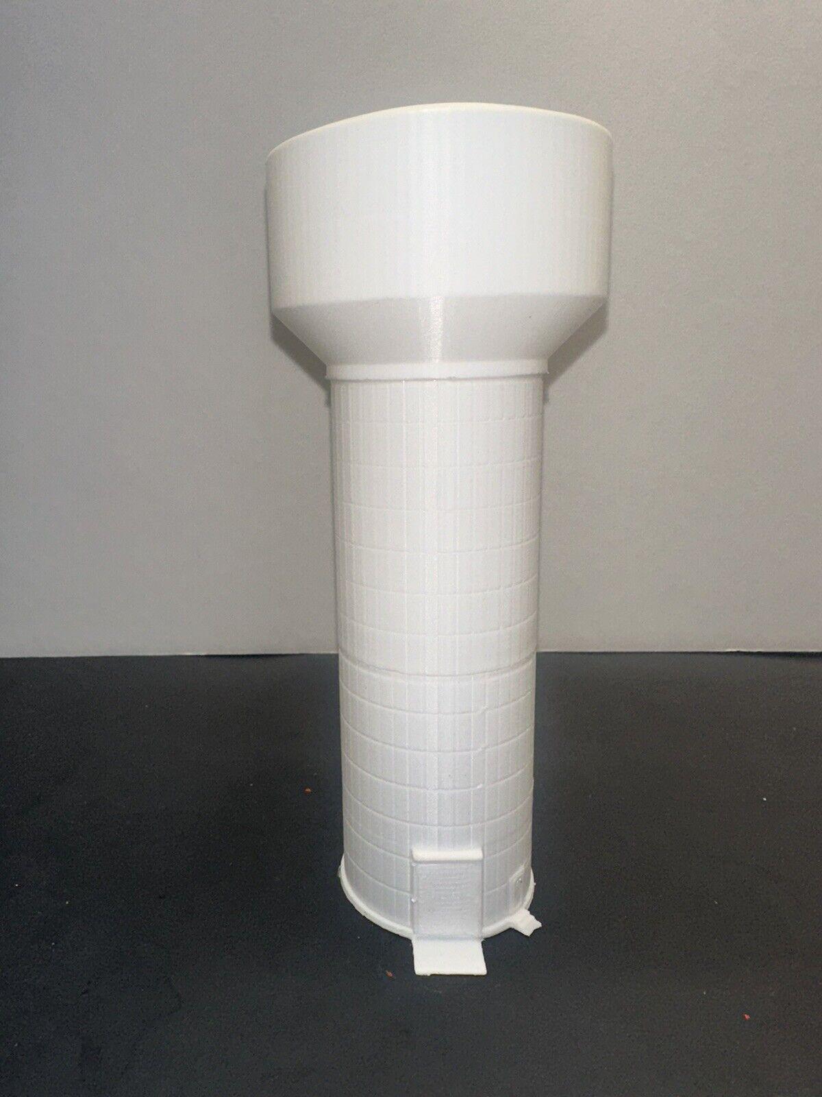 Z - Scale Composite Water Tower High Detail 1:220 City Utility Building White Brick Unpainted Municipal Facility